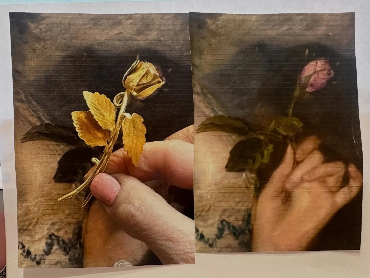 Art imitating art.

Off the Canvas: the making of the Lady Sarah Innes brooch in 22-karat gold.
#gainsborough