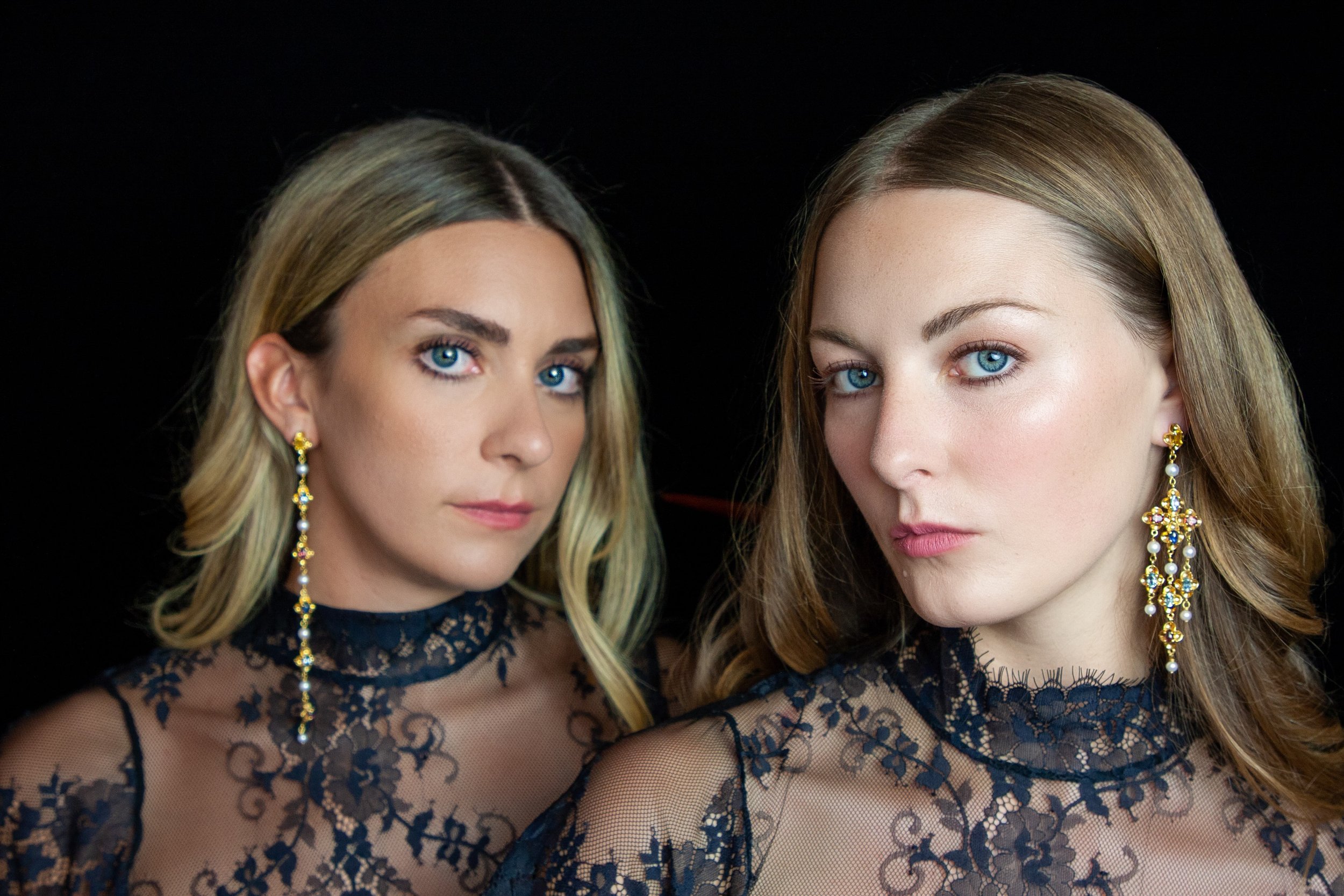 THE HANDS BEHIND THE WORK

Sabrina and Carolyn are not simply wearing the jewelry.
They are goldsmiths.

I trained them both in my atelier and they are part of the lineage of makers who bring these pieces from an idea, to metal, to something that can