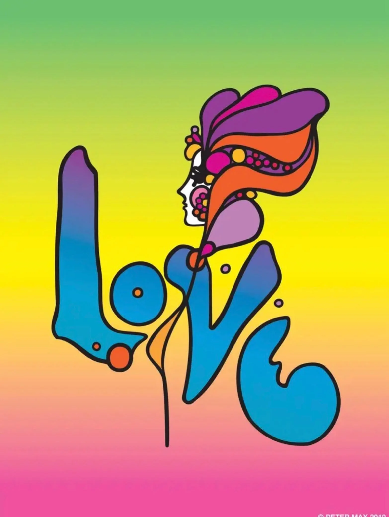 Share the Love. 💕🌈 
Peter Max 1937-2026