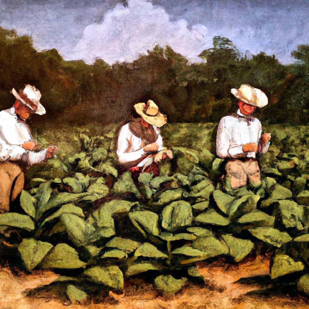 DALL%C2%B7E+2023-01-01+17.43.07+-+rural+farmers+in+1800%27s+cultivating+tobacco+in+an+oil+painting+form.jpg