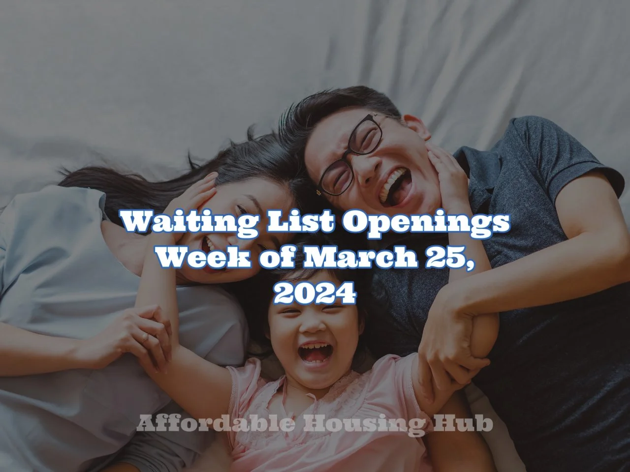 Weekly Waiting List Announcements — Affordable Housing Hub