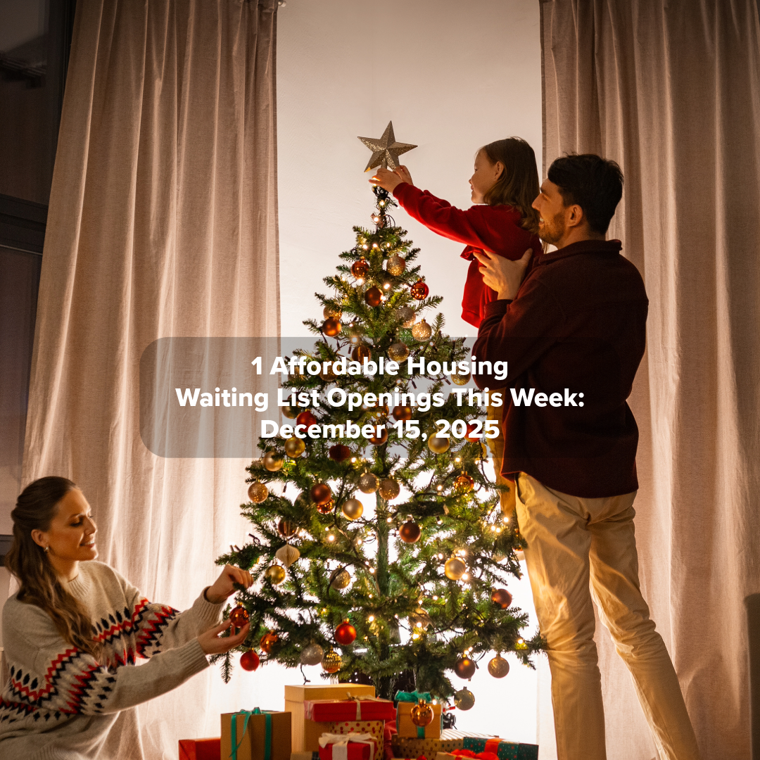 Waiting List Openings December 15, 2025