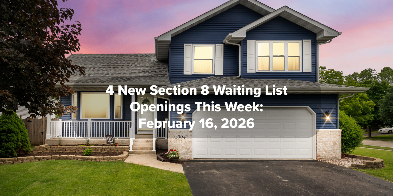 Waiting List Openings February 16, 2026