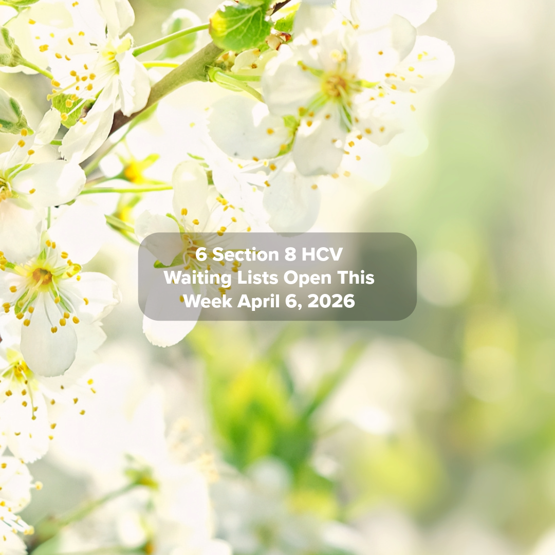 Waiting List Openings April 6, 2026