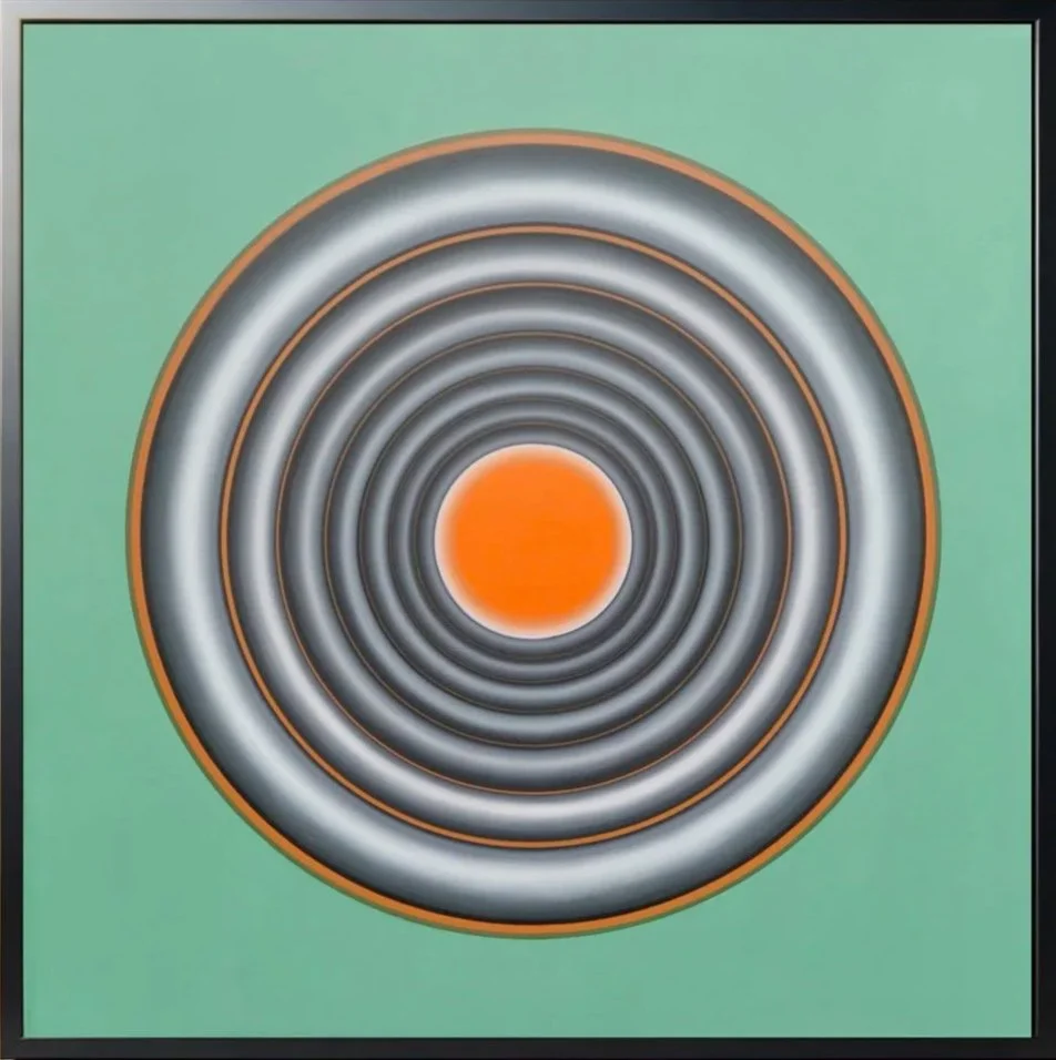 Optimistic Refreshment | acrylic on canvas 150x150cm | 2023, Michal Jancik | available