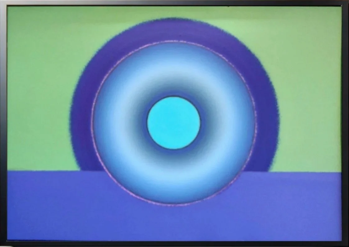 Międzywymiar 1 | acrylic on fibreboard  70x100cm | 2025, Michal Jancik | available