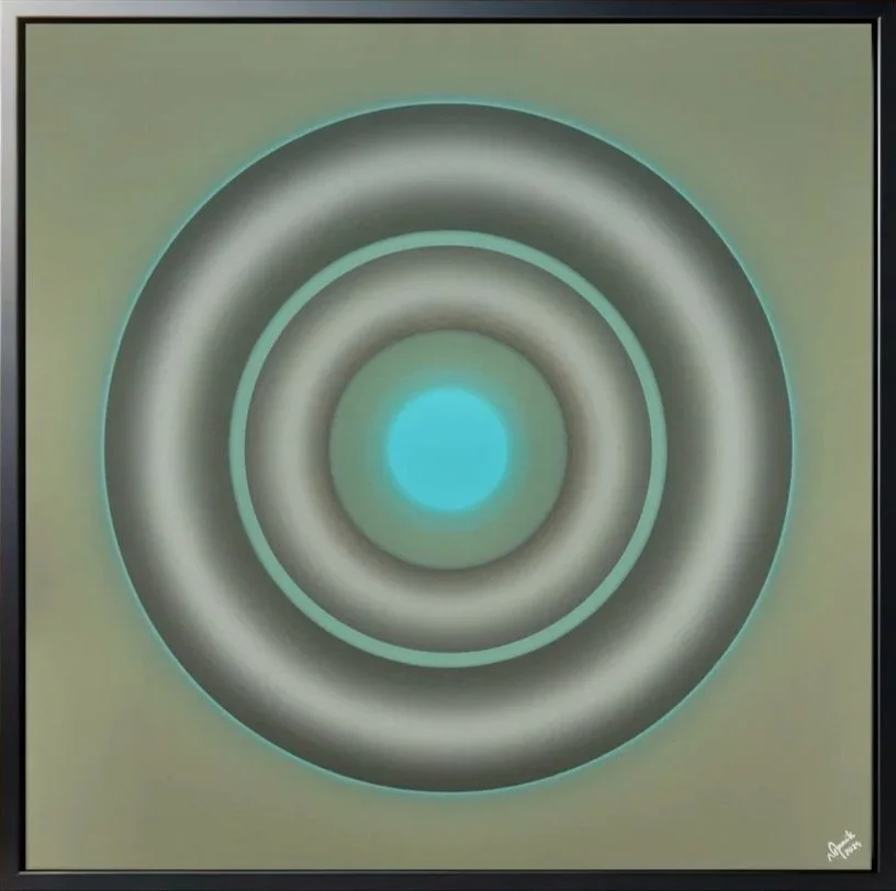 Triton | acrylic on canvas 70x70cm | 2024, Michal Jancik | available