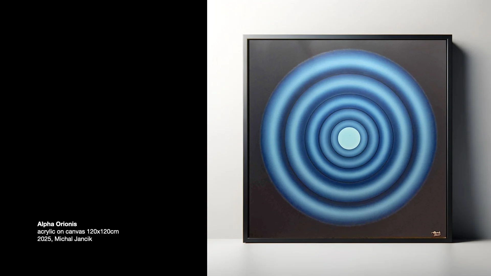 Alpha Orionis | acrylic on canvas 120x120 | 2025, Michal Jancik - sold