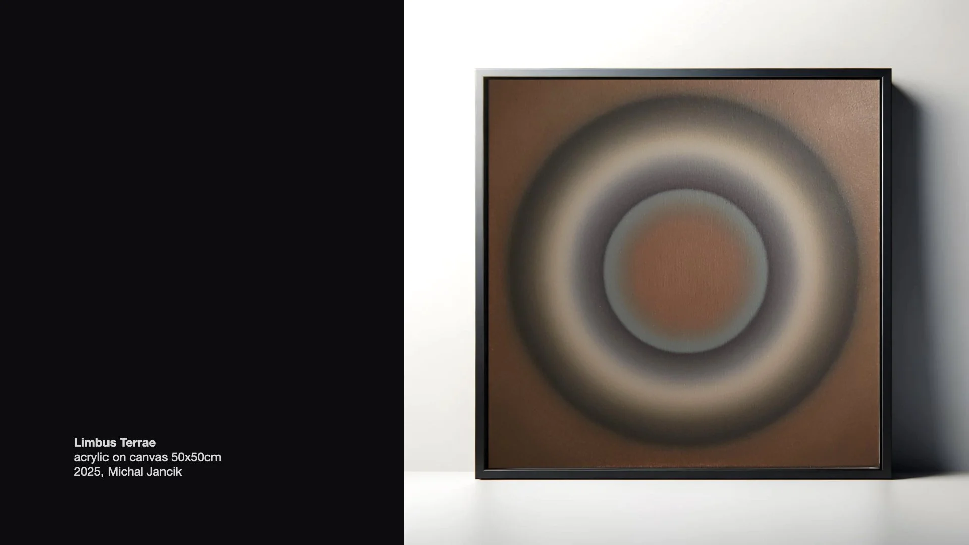 Limbus Terrae | acrylic on canvas 50x50cm | 2025, Michal Jancik | available