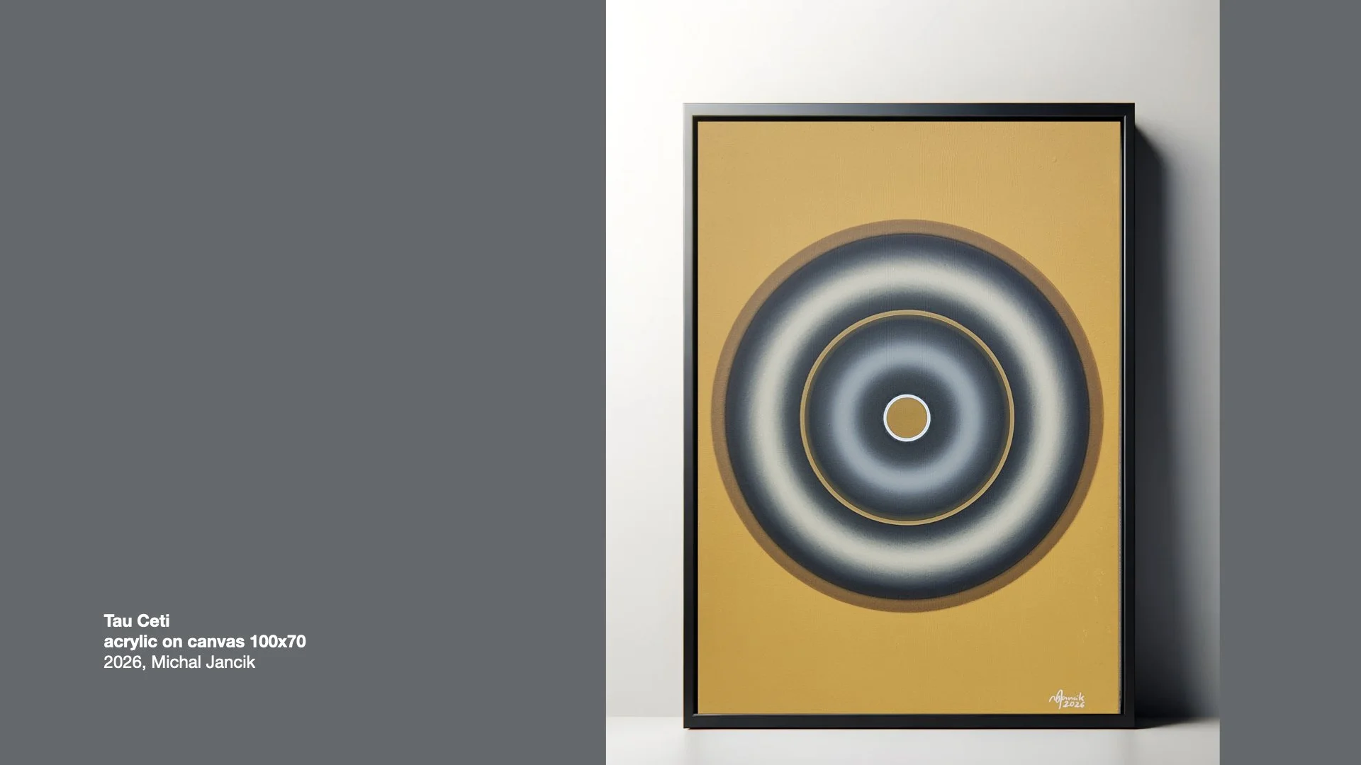 Tau Ceti | acrylic on canvas 100x70cm | 2026, Michal Jancik | available