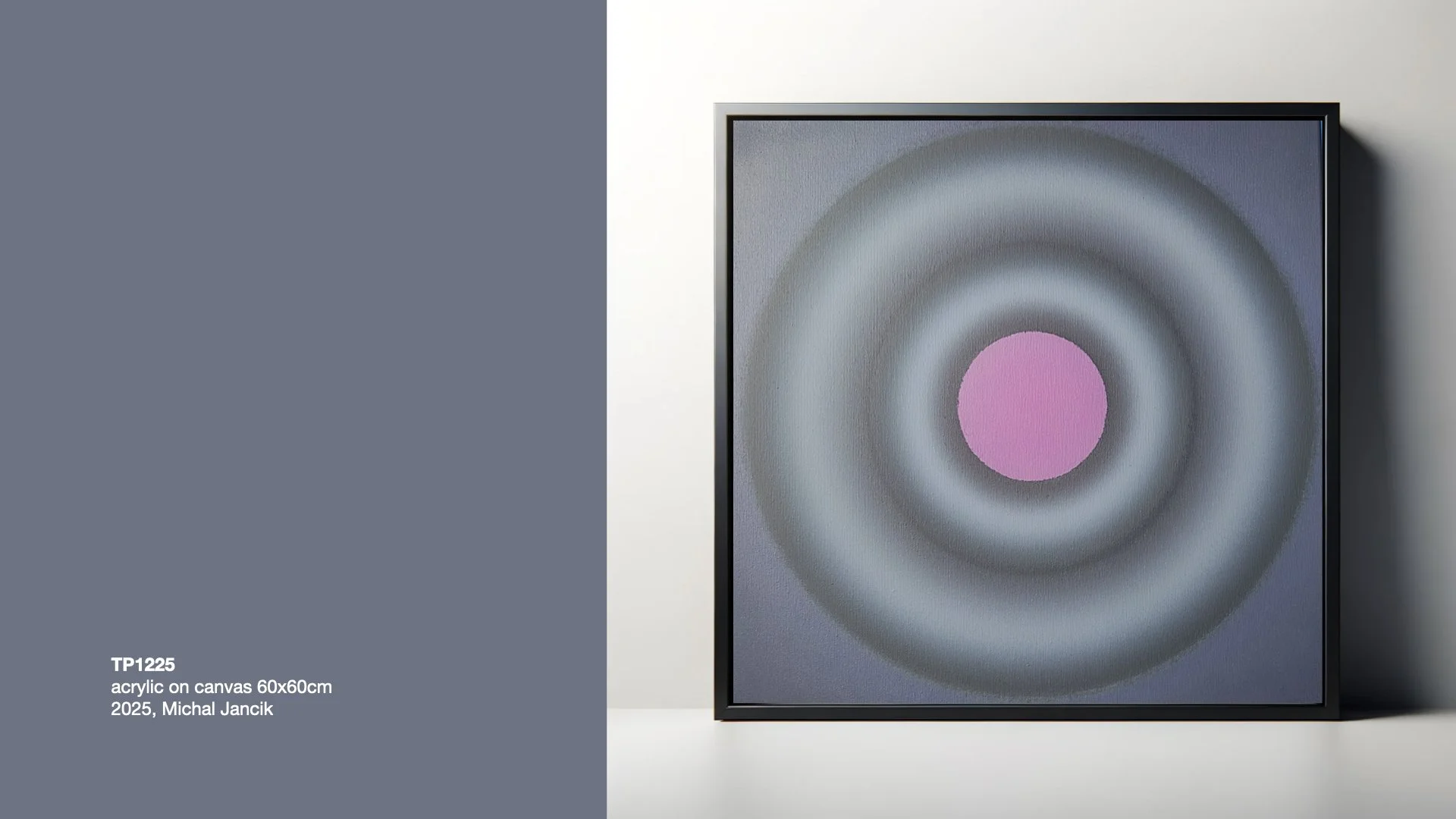 TP1225 | acrylic on canvas 60x60cm | 2025, Michal Jancik | available