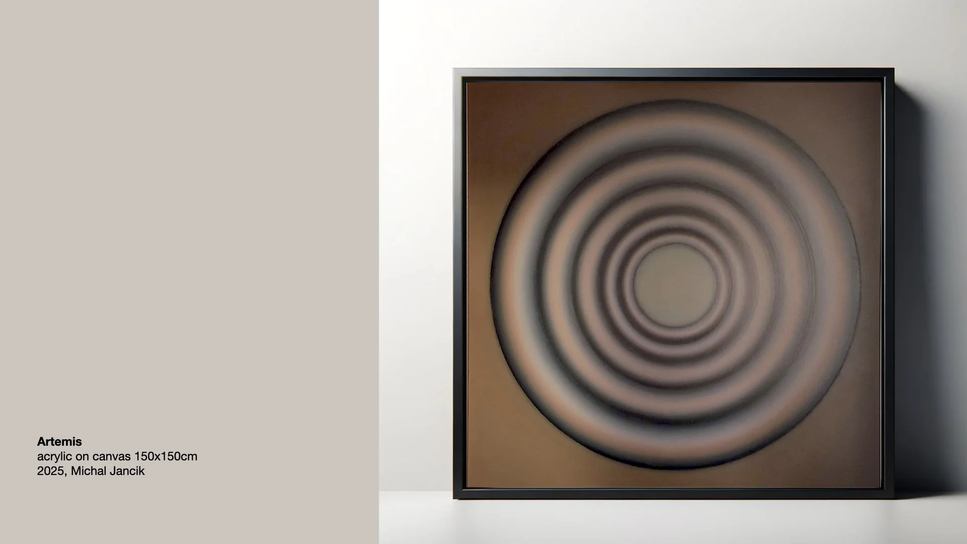Artemis | acrylic on canvas 150x150cm | 2025, Michal Jancik | sold