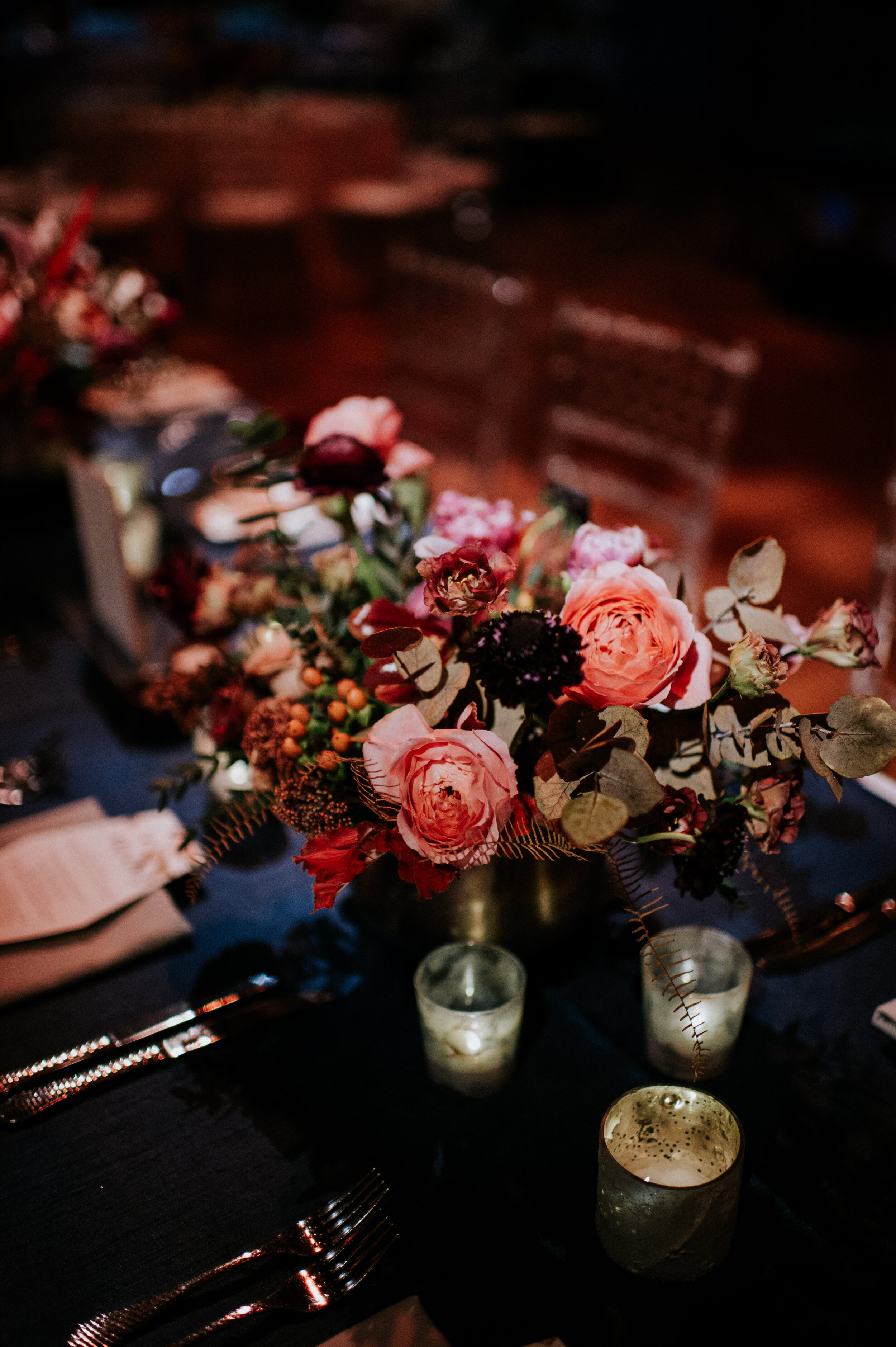  Black And Red Centerpieces