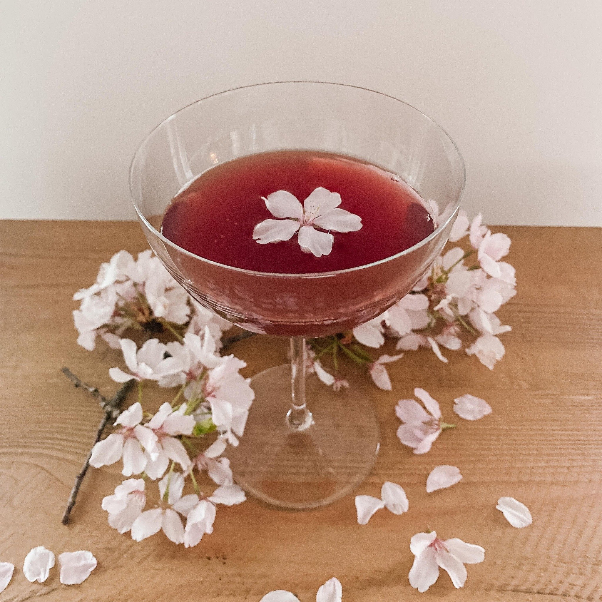 Cheers to the beauty of cherry blossoms and the promise of spring! Embrace each sip of this Cherry Blossom Cocktail, it&rsquo;s the perfect sip for springtime sunshine! 

It was the Japanese Grand Prix last weekend and in I decided to come up with th