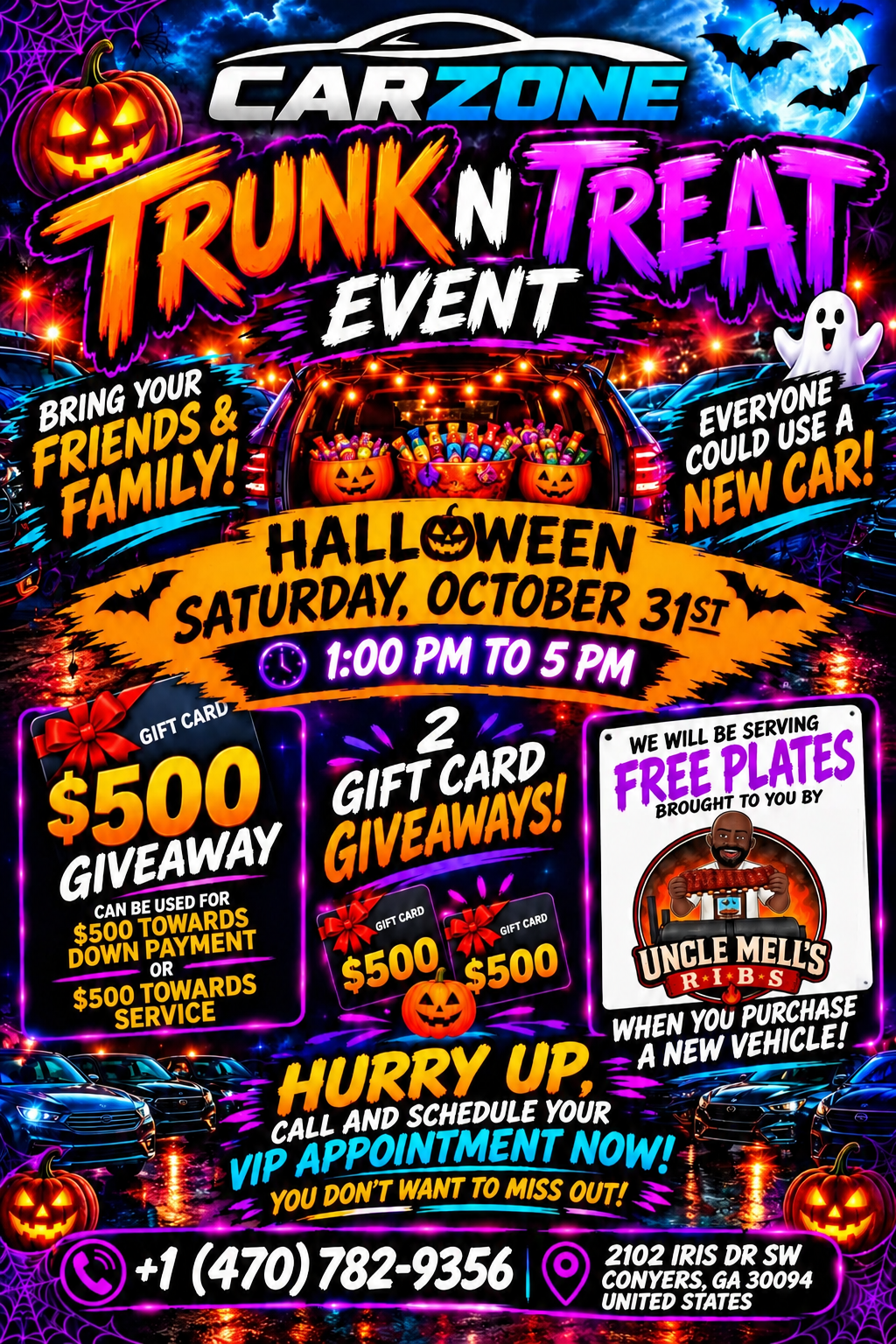 CAR ZONE (TRUNK N TREAT