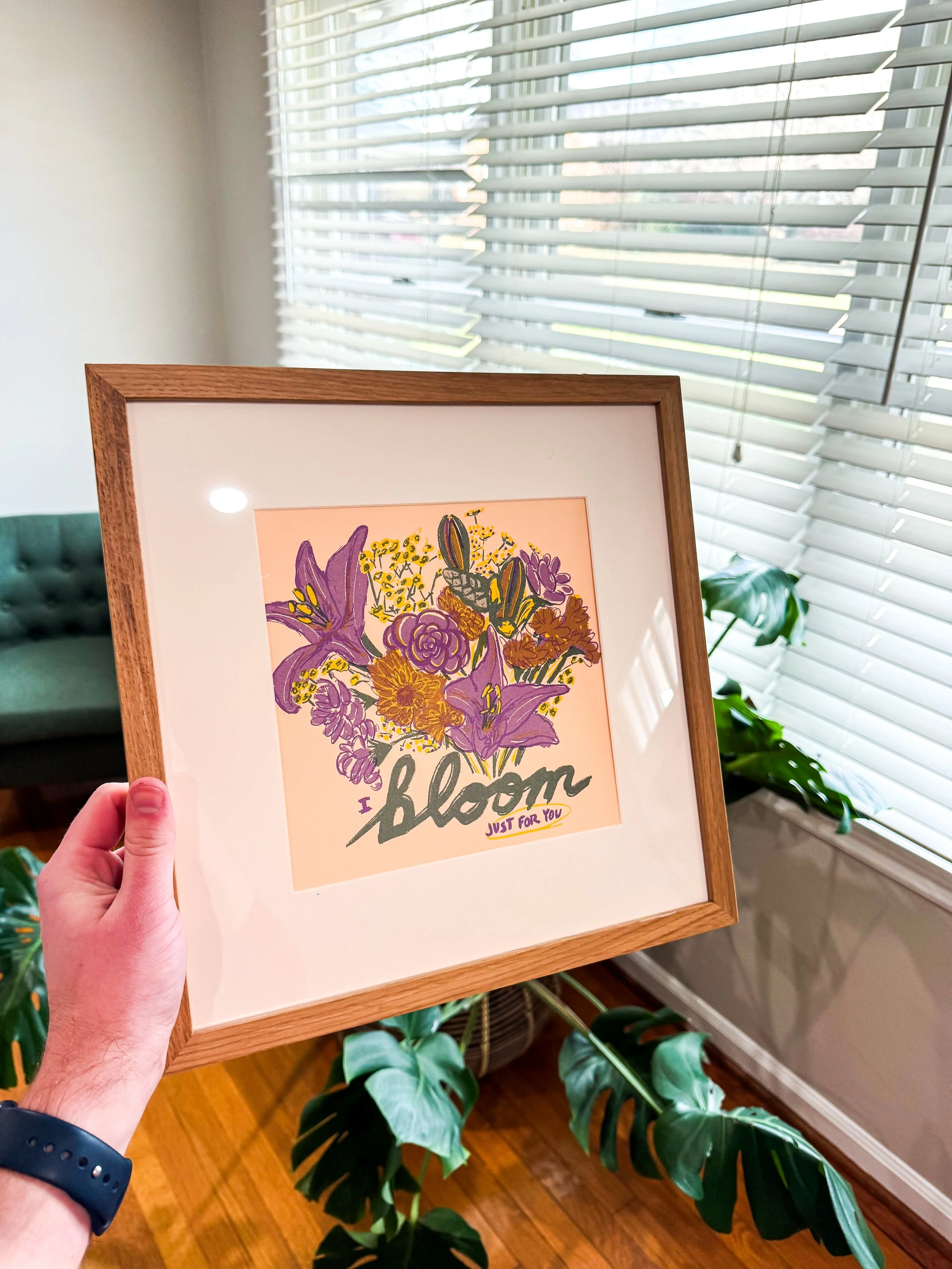 Bloom - Risograph Print