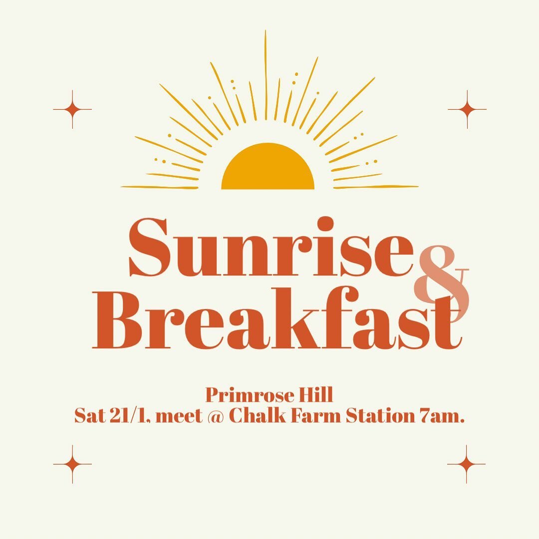 What do you want to do on a Saturday morning? Sleep? NO! ❌ Come watch, take photos, whatever you please- the sunrise with your favorite society, and we&rsquo;ll grab a cozy little breakfast afterwards 🌅 This Saturday, 21st Jan. Meeting at Chalk Farm