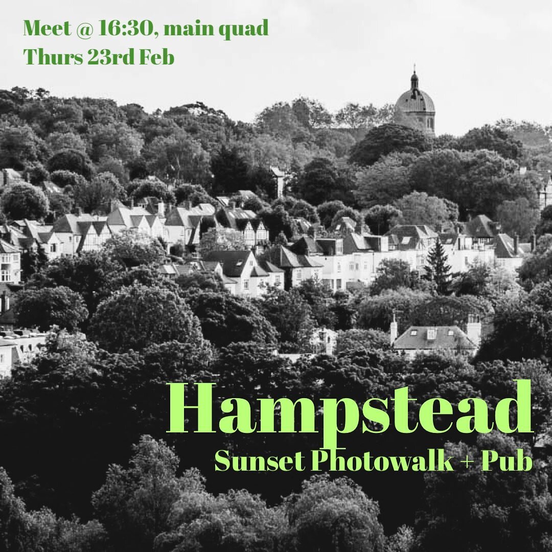 We know the sunrise was a little early for some of you, and since the weather this Thursday looks lovely come to Hampstead Heath with us for a sunset photowalk. We&rsquo;re planning to go to the pub after for a little social, but come for the walk, c
