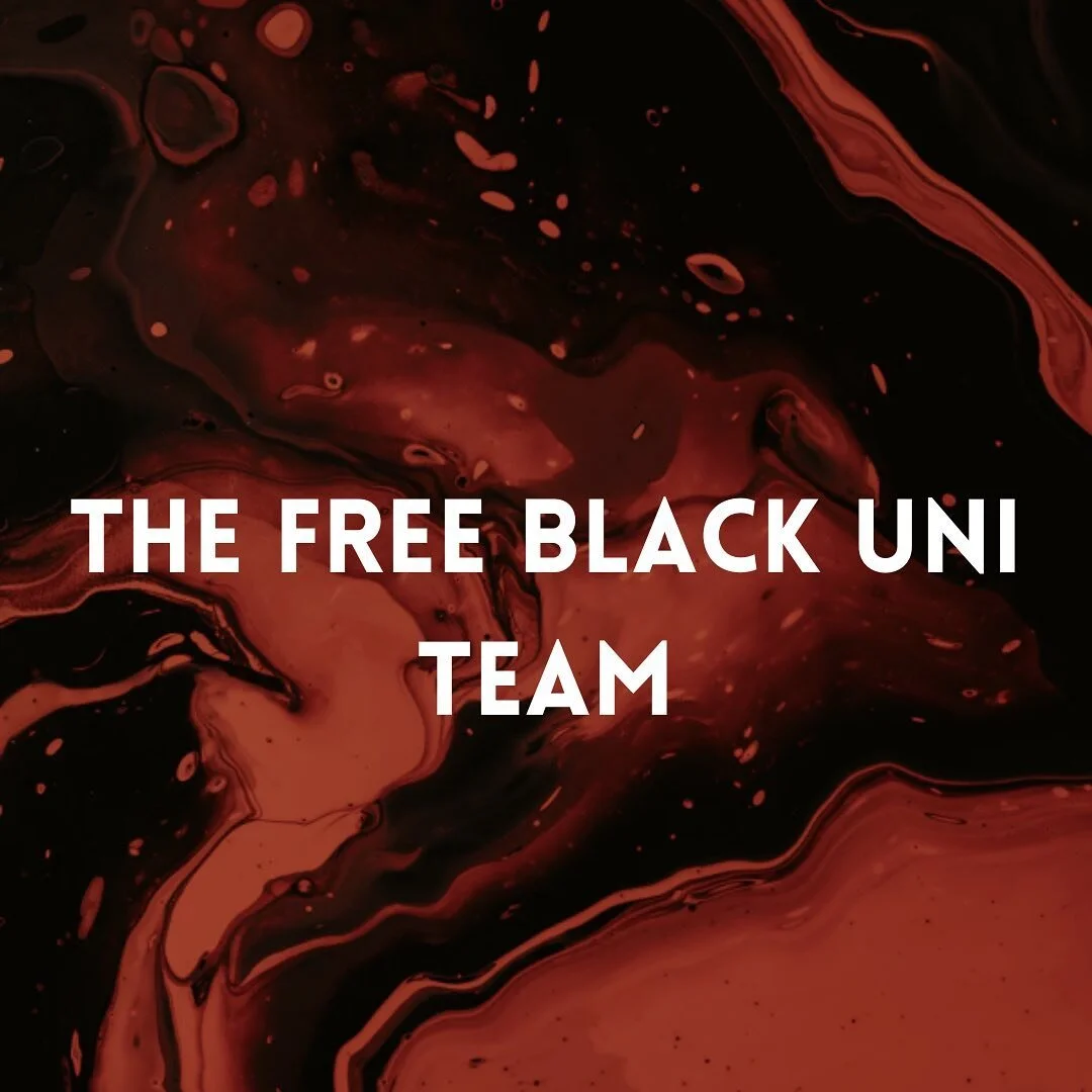 We&rsquo;re truly lucky to have such an powerhouse behind this project! 

SWIPE to meet the rest of the team working behind the scenes of Free Black Uni! 

We are still looking for more volunteers to help bring our vision of healing, free, accessible