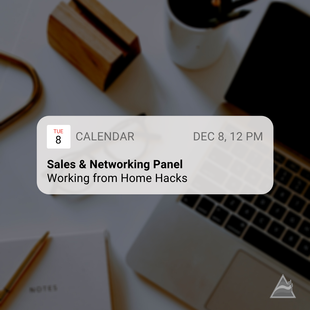 Sales & Networking Panel: Working from Home Hacks