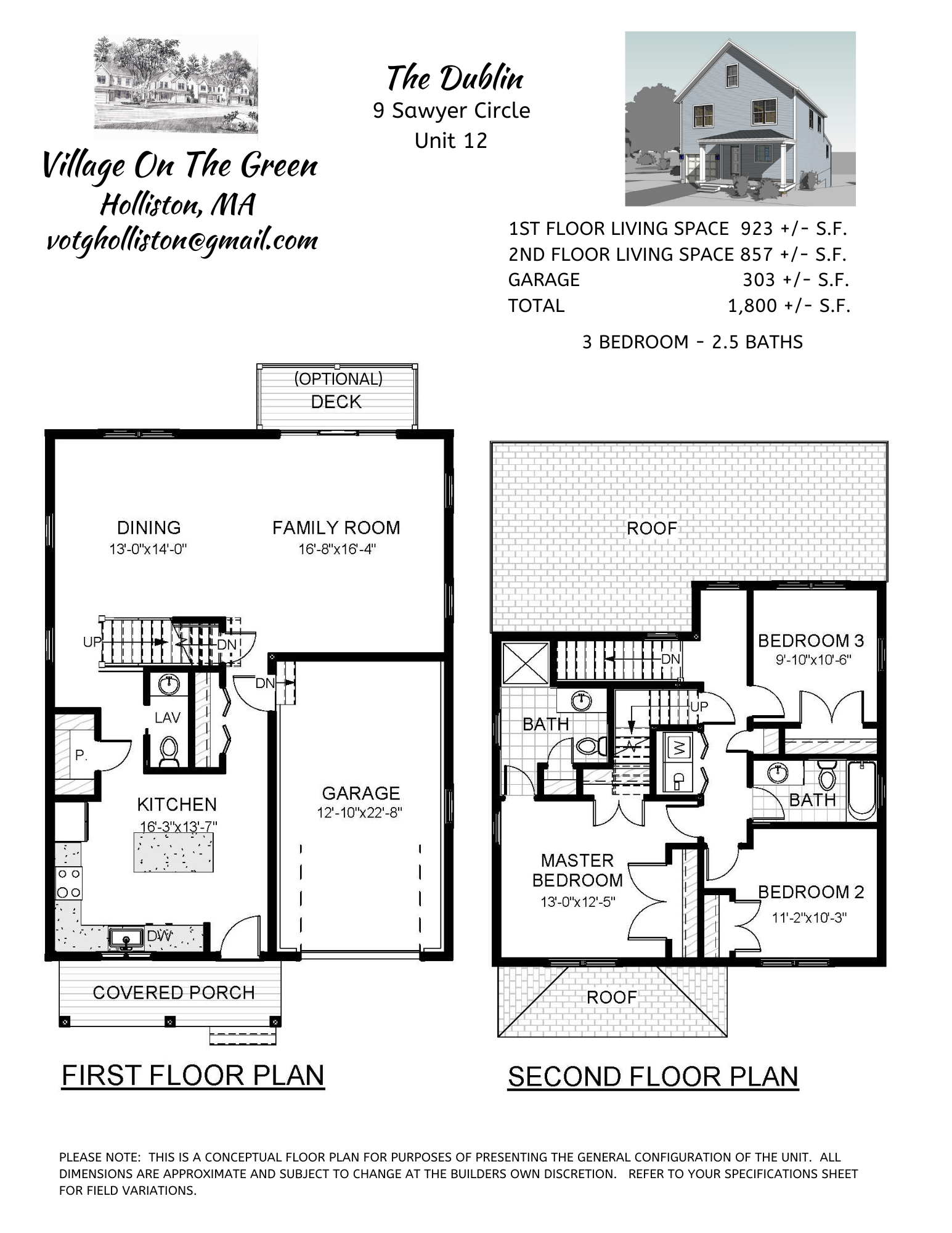 Home Styles/Floor Plans — Village On The Green