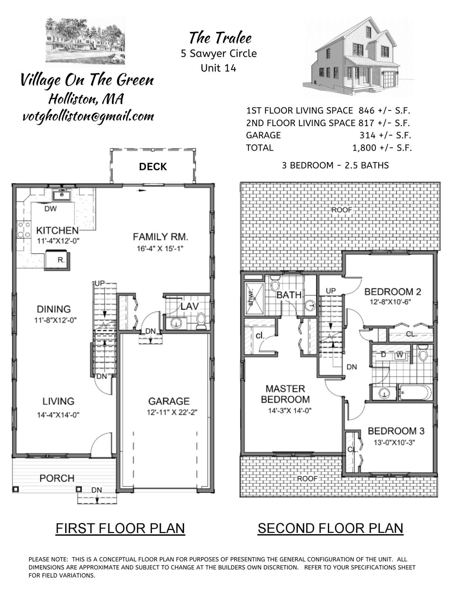 Home Styles/Floor Plans — Village On The Green