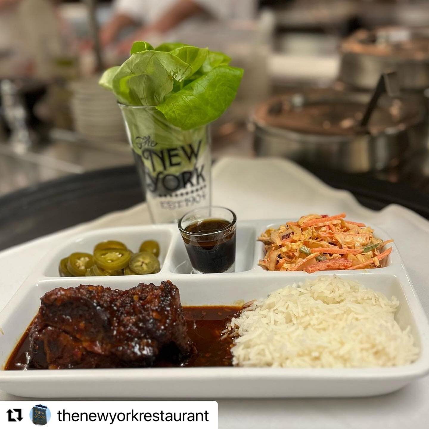 Restaurant Week is HERE!

Bo Ssam will be on the menu this evening. Start with a Lettuce Wrap and pile on some Slow-roasted Pork, Basmati Rice, Sriracha Slaw, Pickled Jalepenos and top with a Sesame Soy Sauce. Bo Ssam is the perfect blend of freshnes
