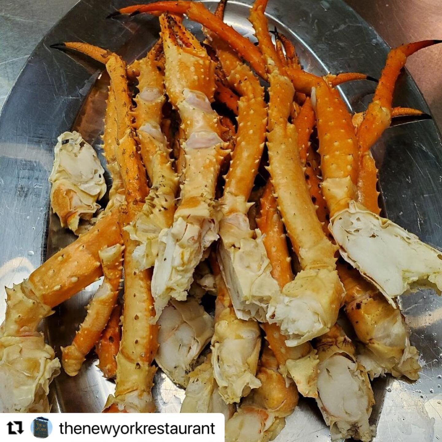 All you can eat crab legs are back @thenewyorkrestaurant!
・・・
Starting Wednesday May 3 we are bringing back our All You Can Eat King Crab Special!!! Available Wednesday&rsquo;s in May while supplies last.

Reservations are recommended for this event.