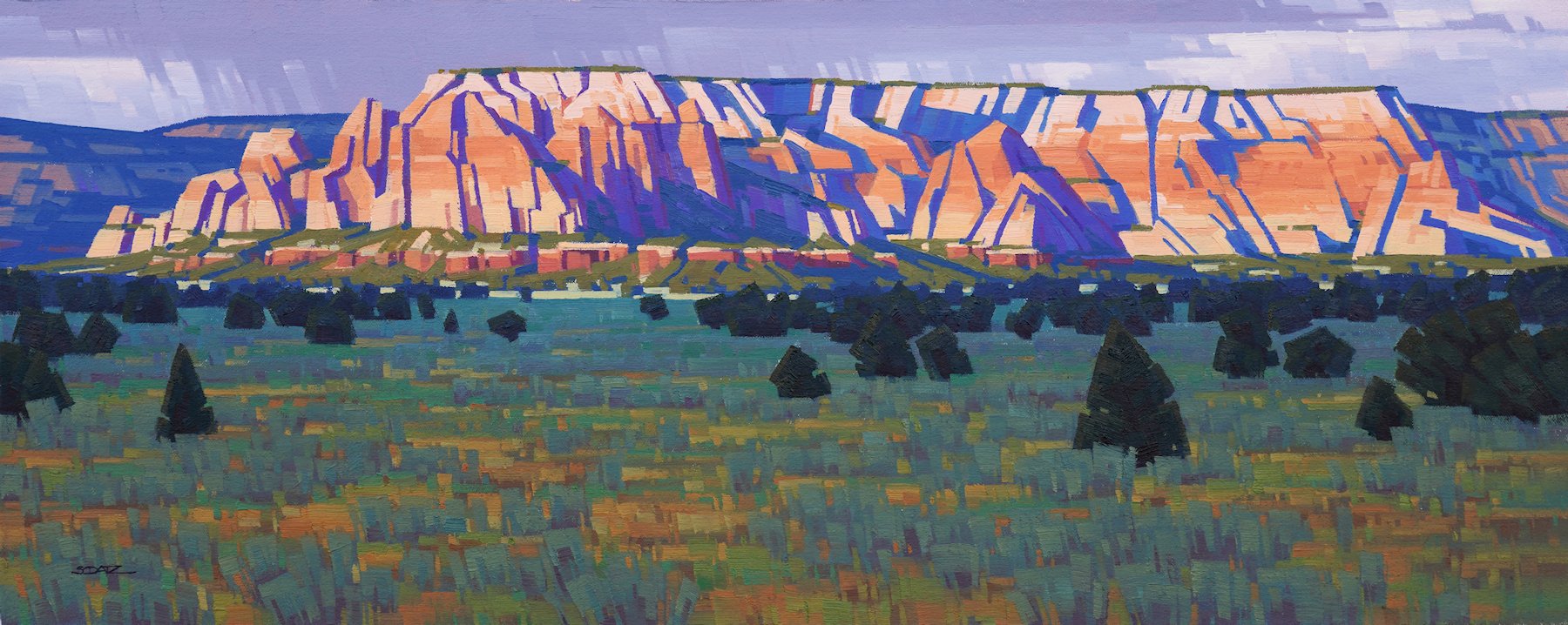 High Desert Paradise- 12 x 30"