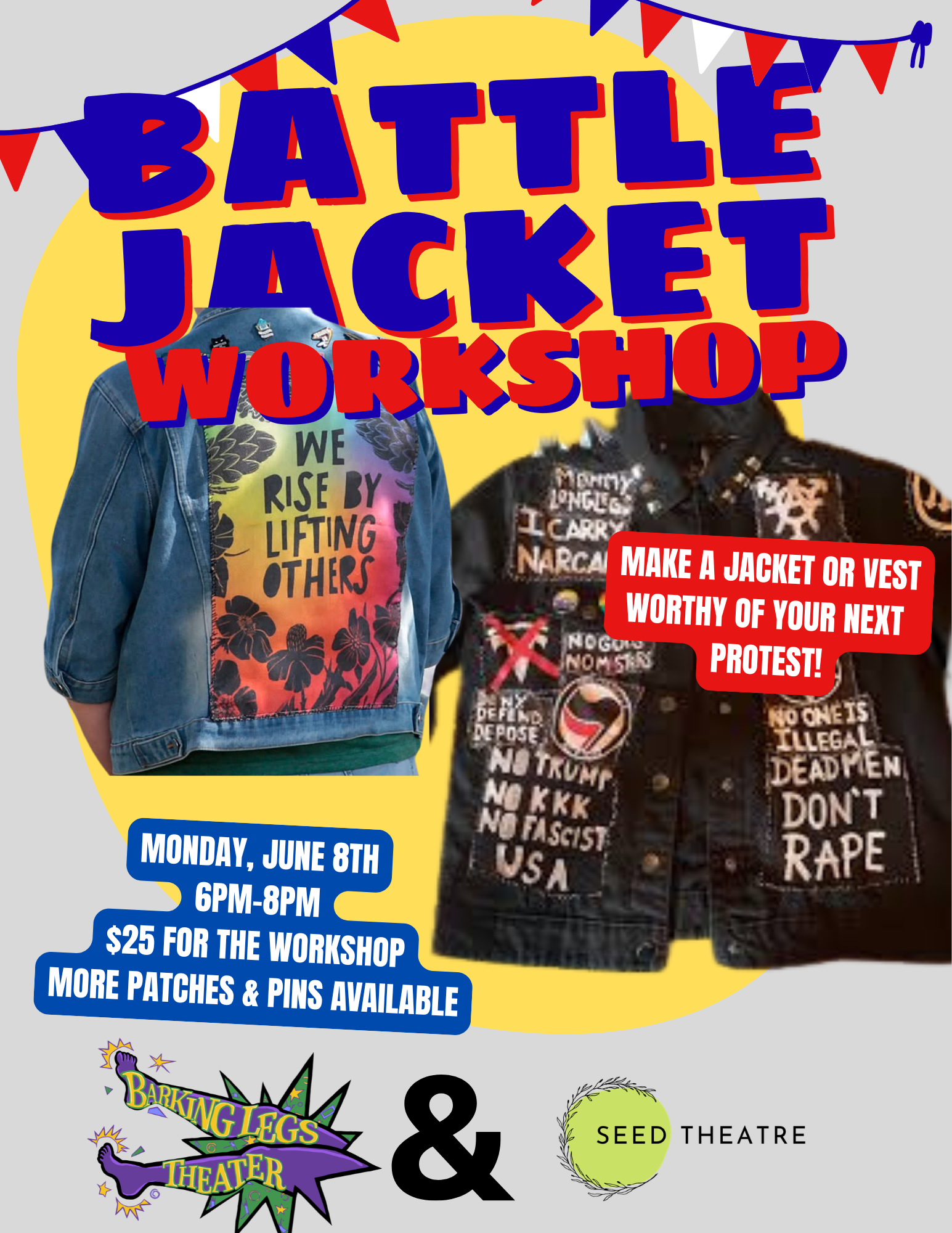 Seed Theater: Battle Jacket Making Party