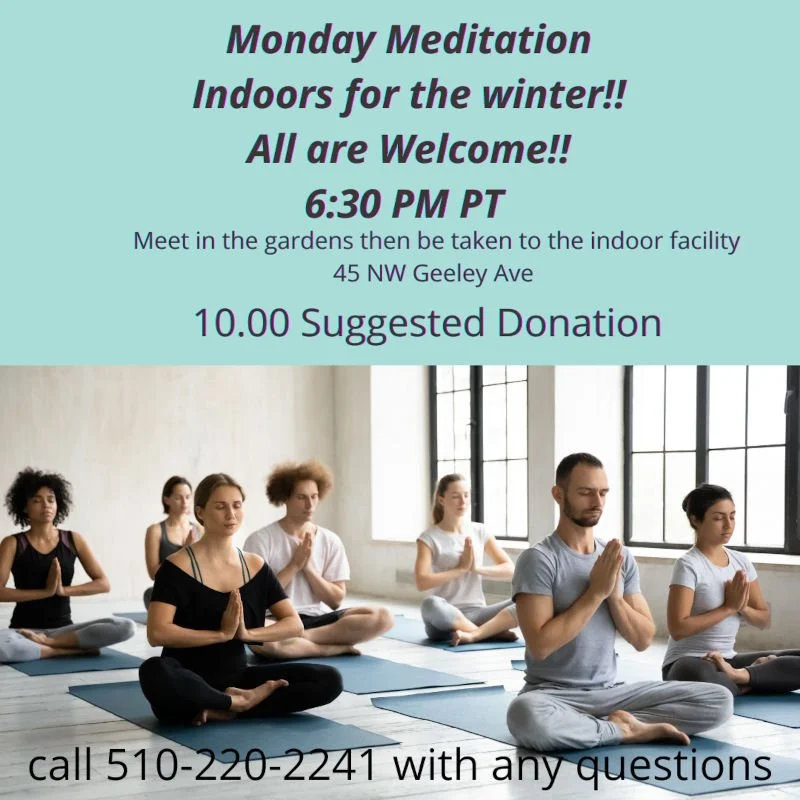 Monday Meditation with Cathleen in Bend