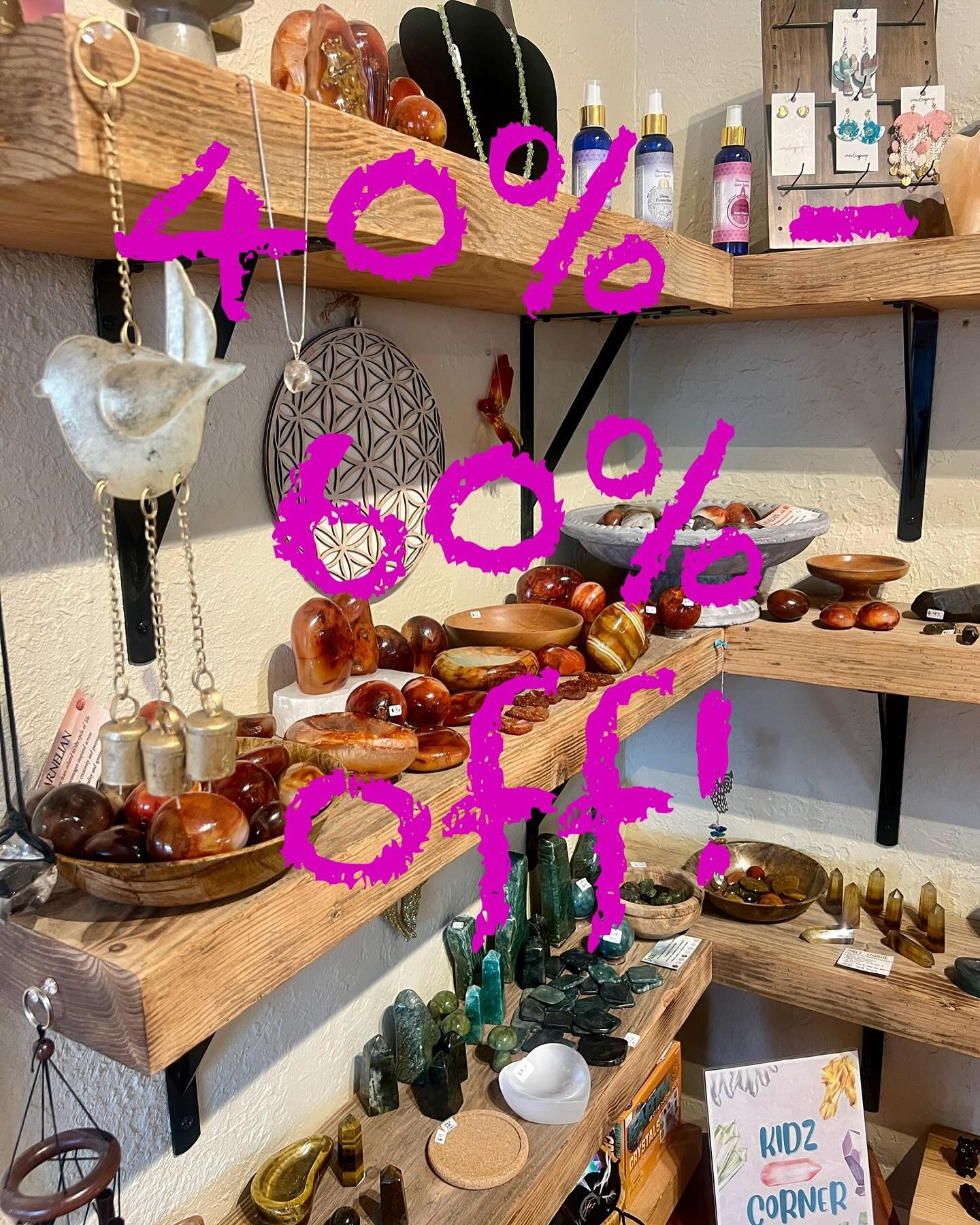 🌟 sale is continuing! 40% - 60% off storewide! 

(Local items not one sale)
.
.
.
#sale #local #smallbusiness #springsale #treatyoself