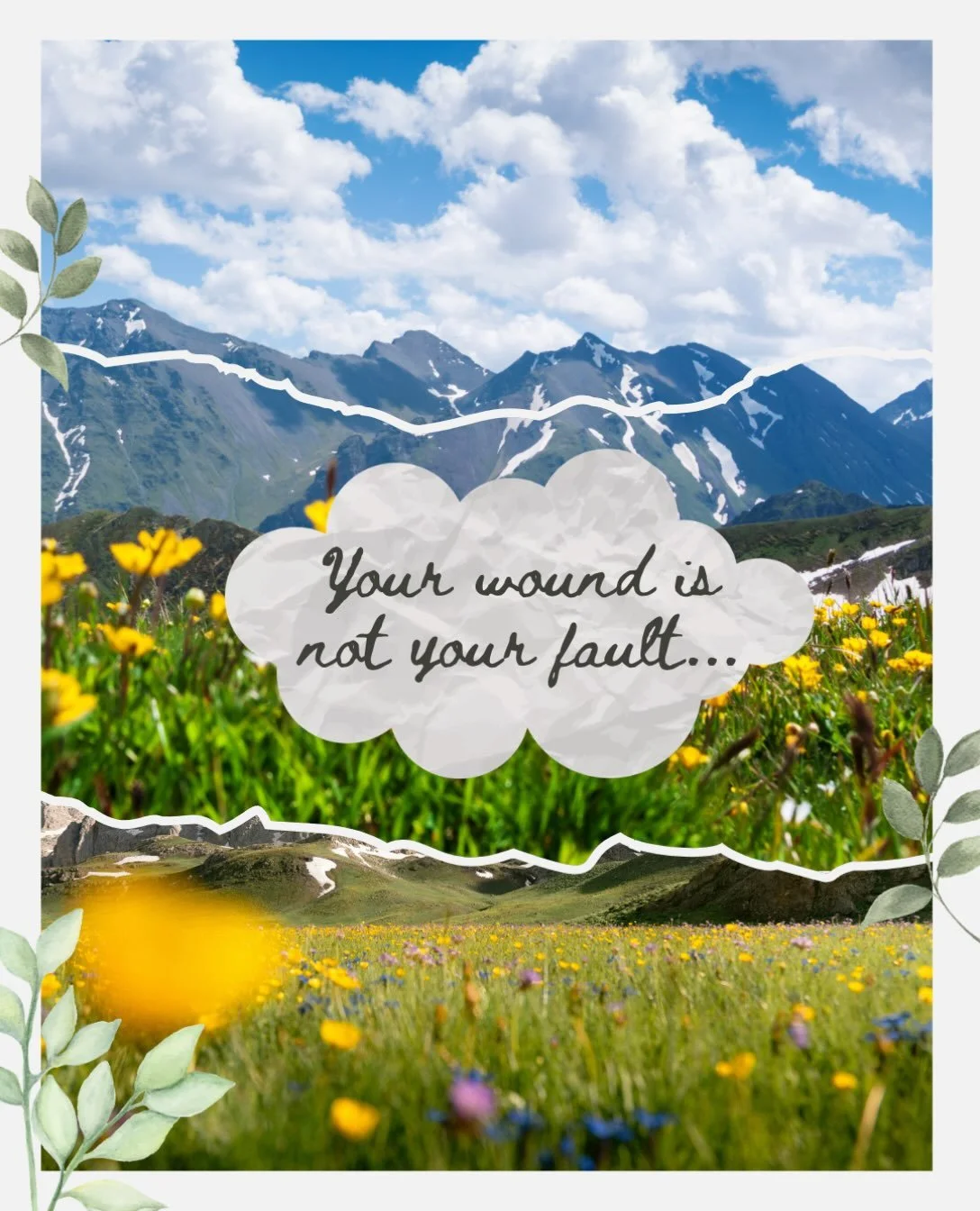 Your wound is not your fault. You didn&rsquo;t invite it, earn it or deserve it - and you don&rsquo;t have to carry it alone. Healing does not have to be an isolating experience with you trying to sort it out solo. Whenever you are ready, our counsel