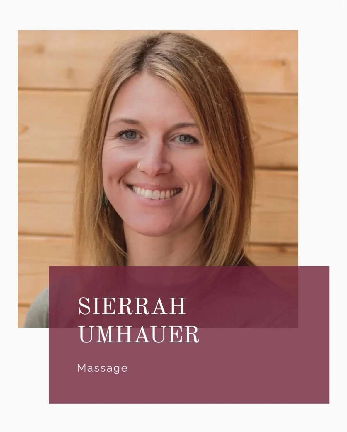 Meet massage therapist Sierrah Umhauer! 🌿

As the founder of Flowbility Therapeutics, Sierrah specializes in therapeutic and sports-style massage, with Ashiatsu barefoot work at the heart of her practice. Think broad pressure and long, flowing strok