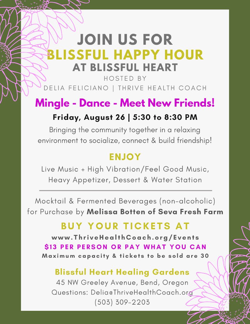 Blissful Happy Hour August