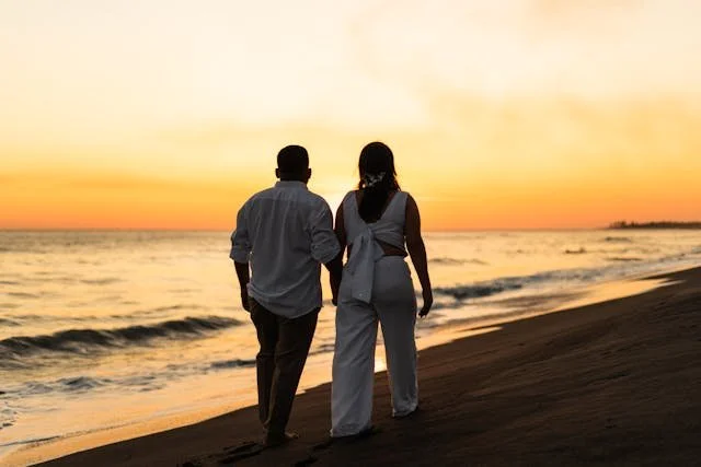 couples walk
