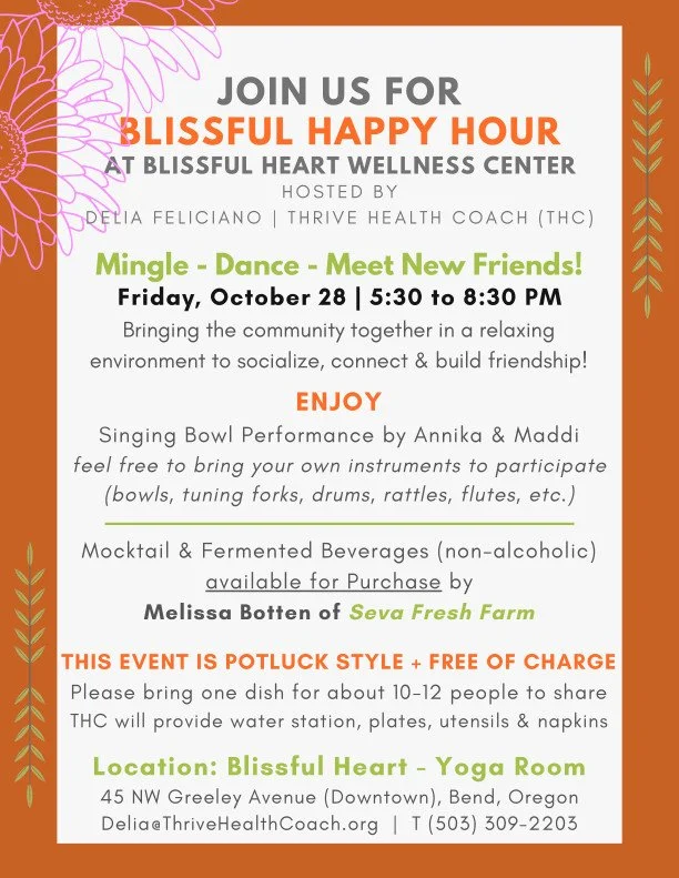 Blissful Happy Hour October