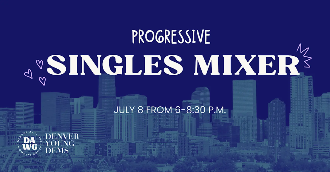 Progressive Singles Mixer (ages 25-45), hosted by DAWG/DYD