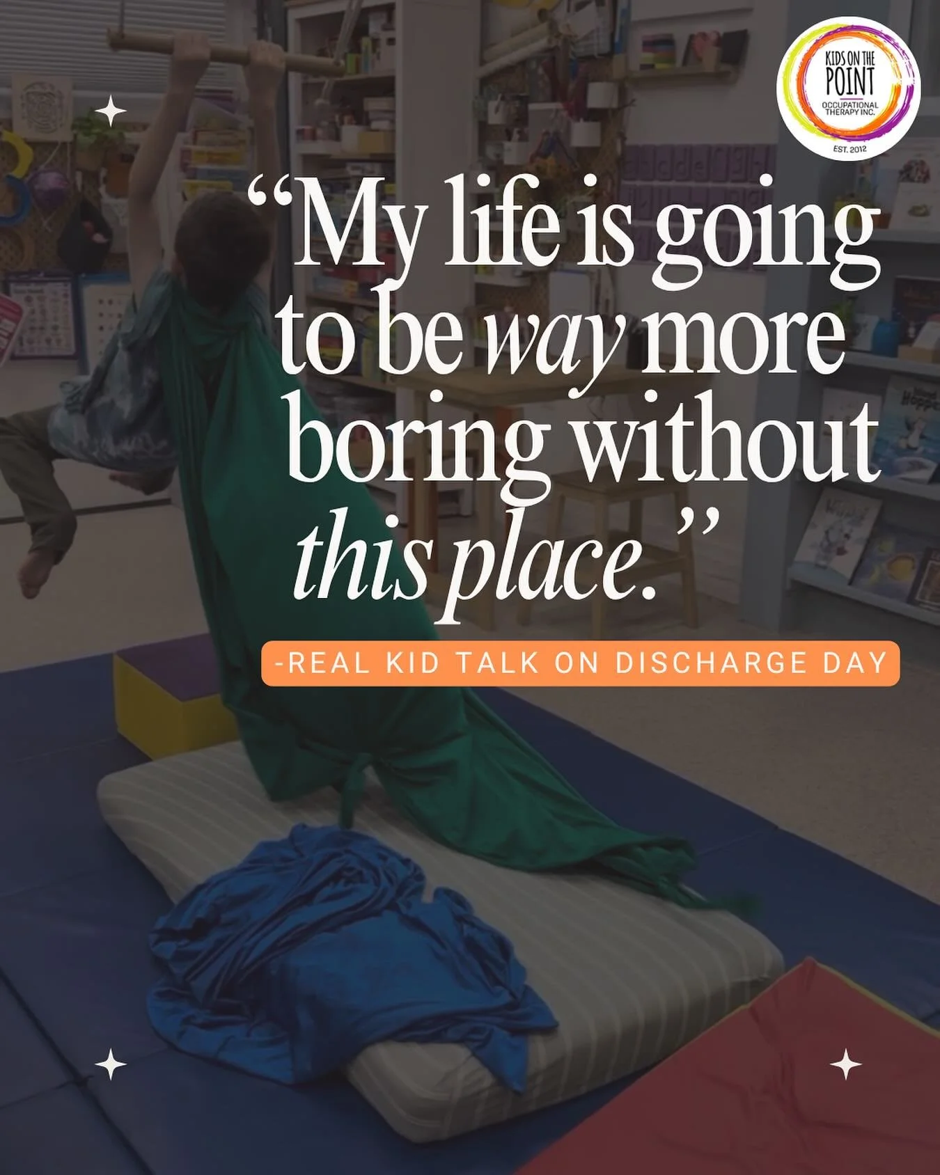 That&rsquo;s because this place is made with kids in mind. It&rsquo;s a place for all kids to come as they are, and leave as a transformed version of who was in there all along. 

Kids may not be able to articulate what is different, but they can sur