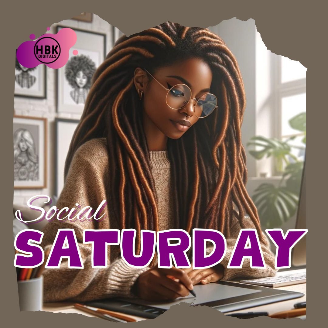 Social Saturday: A Day in the Life of a Digital Artist 

Today, I'm spending Social Saturday right where I feel most creative&mdash;my home studio. Surrounded by my favorite tools and inspirations, I'm diving deep into designing new digital artworks 