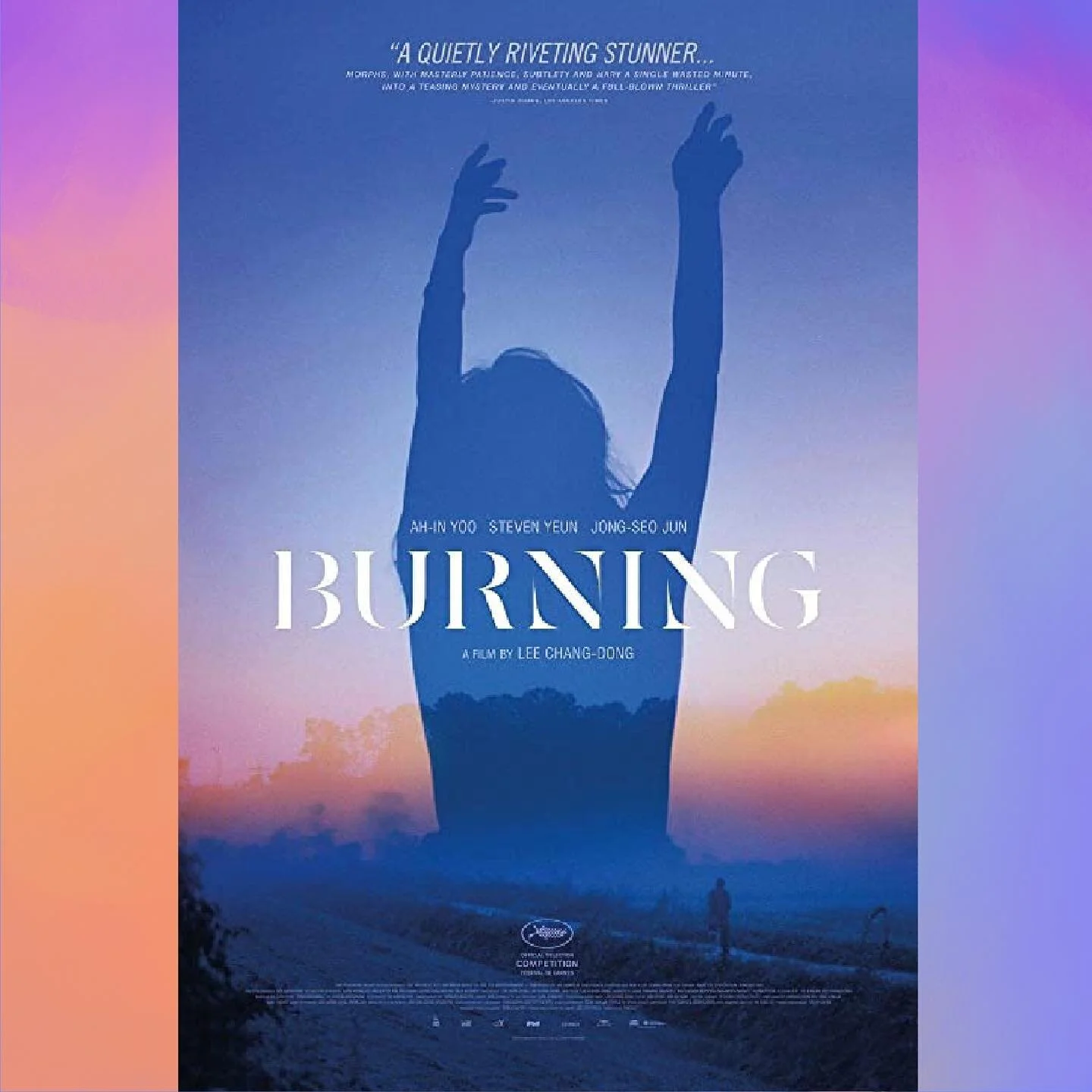 Based on a short story &quot;Barn Burning&quot; by Haruki Murakami, included in his collection &quot;The Elephant Vanishes,&quot; Lee Chang Dong's adaptation may be one of the very few that invent on and surpass the original while retaining Murakami'