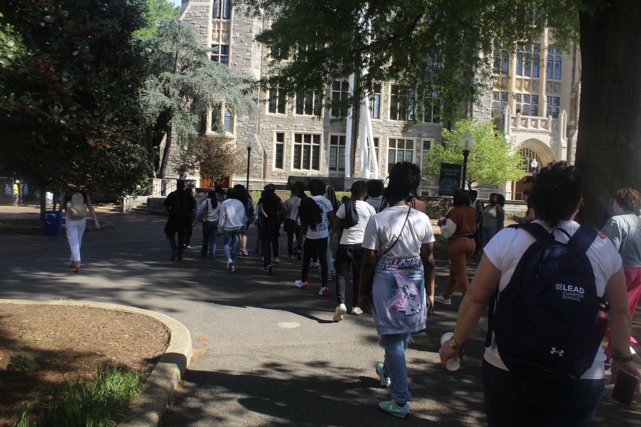 This month, our young people went on a trip touring HBCUs in several states. One of the universities our young people started the college tour with was @georgetownuniversity. From campus tours to pursuing post-secondary options, every moment is an ad