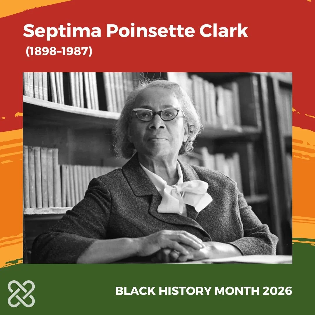 𝗕𝗹𝗮𝗰𝗸 𝗛𝗶𝘀𝘁𝗼𝗿𝘆 𝗠𝗼𝗻𝘁𝗵 𝟮𝟬𝟮𝟲 ✊🏾
𝗛𝗼𝗻𝗼𝗿𝗶𝗻𝗴 𝗦𝗲𝗽𝘁𝗶𝗺𝗮 𝗖𝗹𝗮𝗿𝗸 (𝟭𝟴𝟵𝟴-𝟭𝟵𝟴𝟳)

Septima Clark taught for 40 years before getting fired in 1956 for refusing to quit the NAACP. She found herself blacklisted from every 