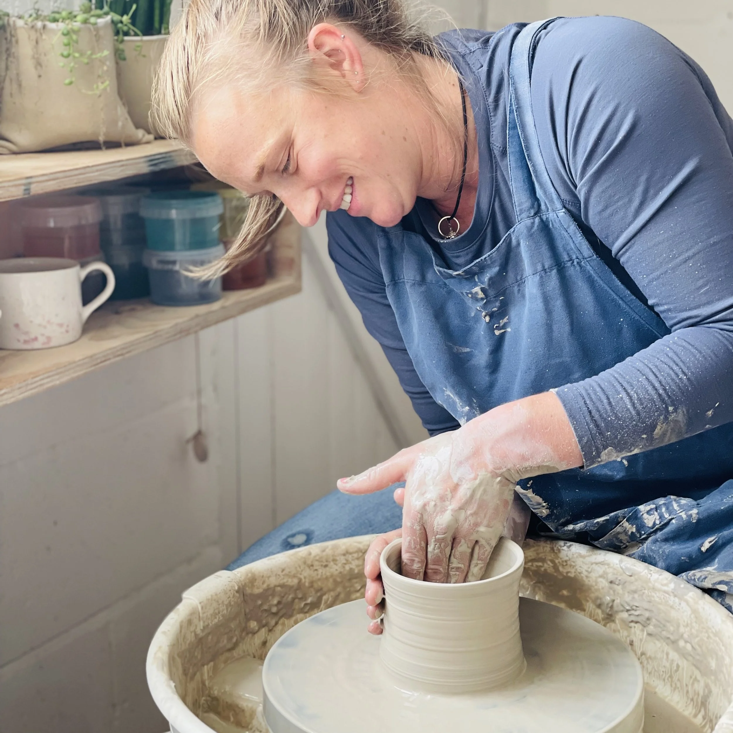Ikebana Vase Ceramic vase I Pottery Class Chichester