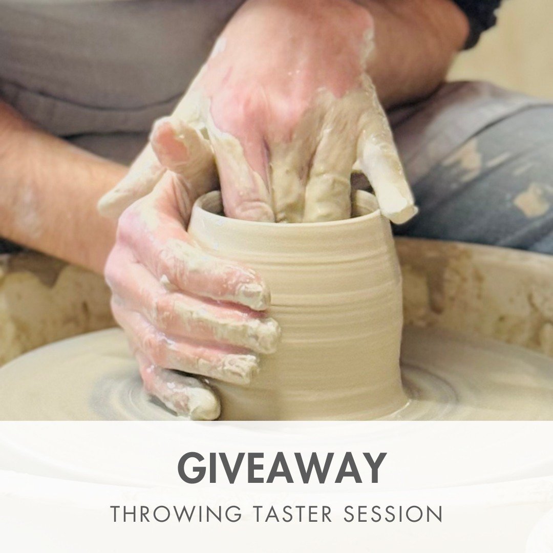 Giveaway Alert! Win a Pottery Throwing Class! 

Ever wanted to try crafting your very own pot on the potter's wheel? Now's your chance! We're giving away a Pottery Throwing Taster Class for both you and your friend!

Follow us.
Like this post.
Tag a 