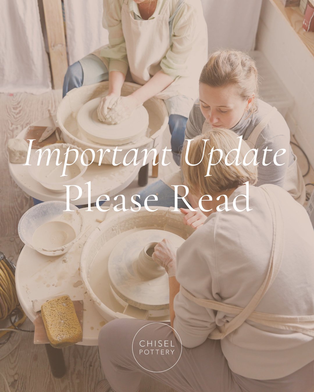 📢 Important Update: Upcoming Annual Membership Price Change 📢⁠
⁠
We wanted to share a quick but important update with our pottery community...⁠
⁠
From September 2025, there will be a small price increase to our Annual Membership for Weekly Classes.