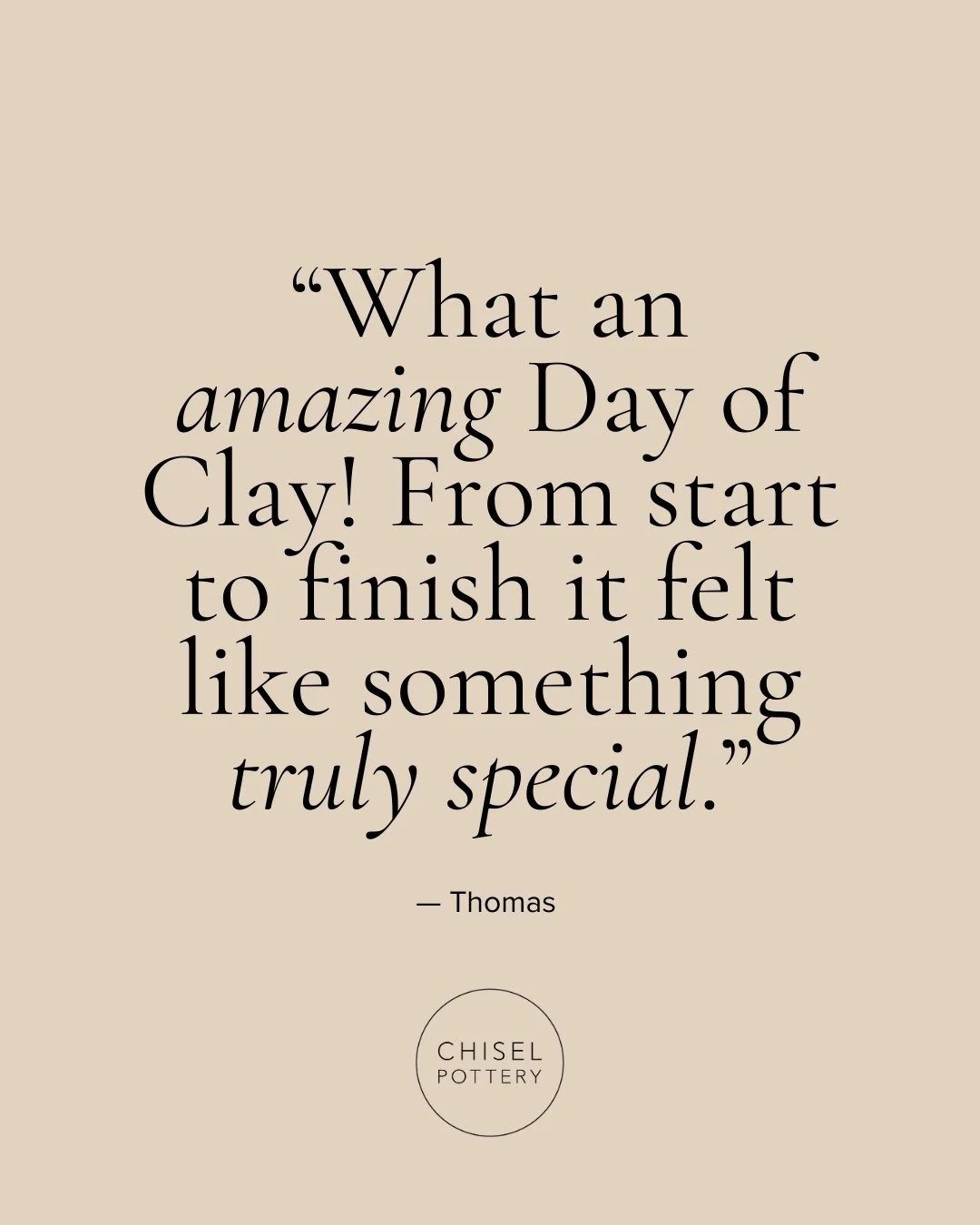 What an amazing Day of Clay! 💫⁠
⁠
&ldquo;The small group created such a relaxed, personal atmosphere - almost like having a creative retreat. I loved that it wasn&rsquo;t just about following along, but about getting stuck in, experimenting, and eve