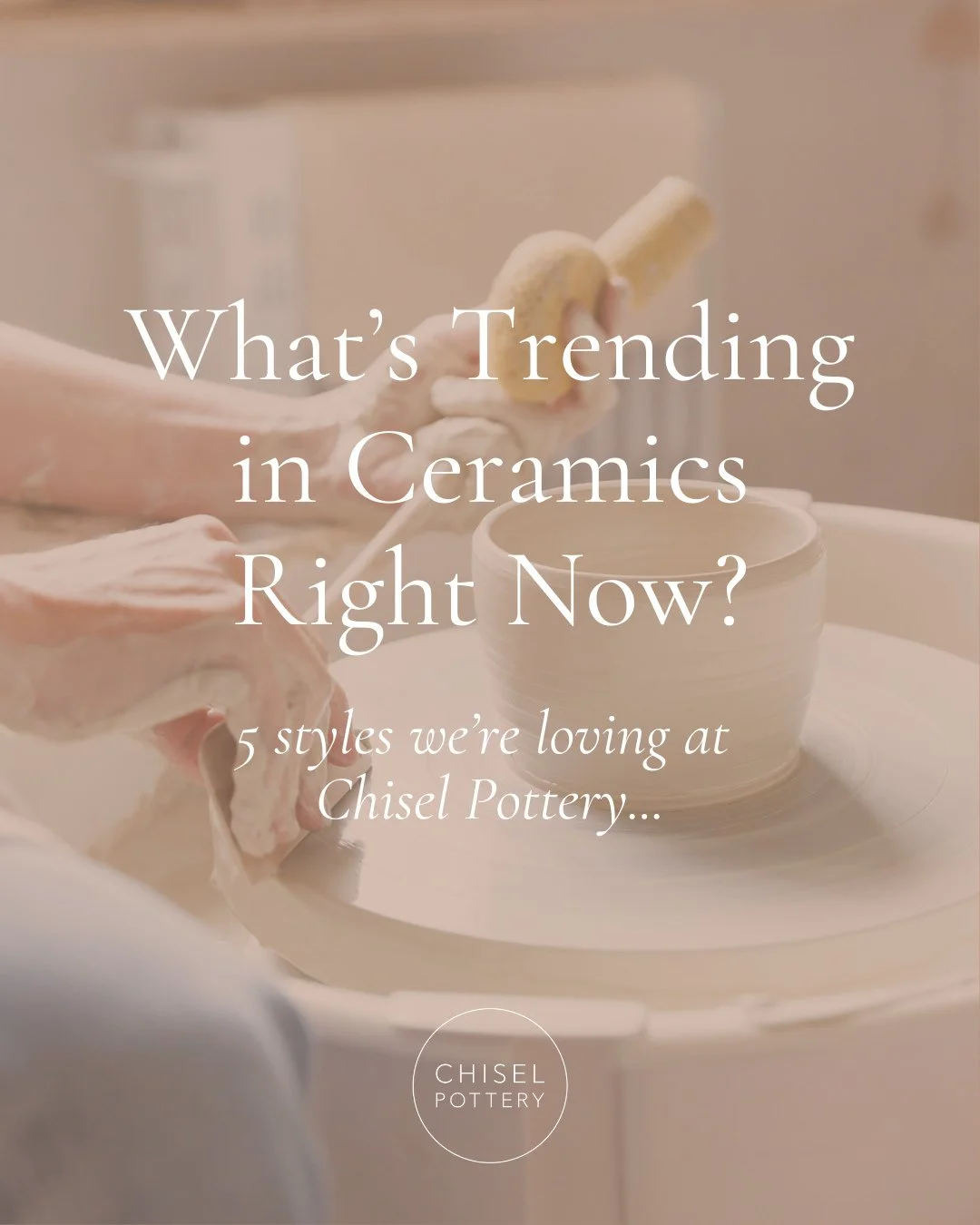 Pottery is having a real moment - and we&rsquo;re SO here for it!⁠
⁠
We&rsquo;ve rounded up 5 of the biggest ceramic trends this autumn/winter ✨ ⁠
⁠
From organic shapes to dreamy glaze layering and mindful making, there&rsquo;s something for everyone