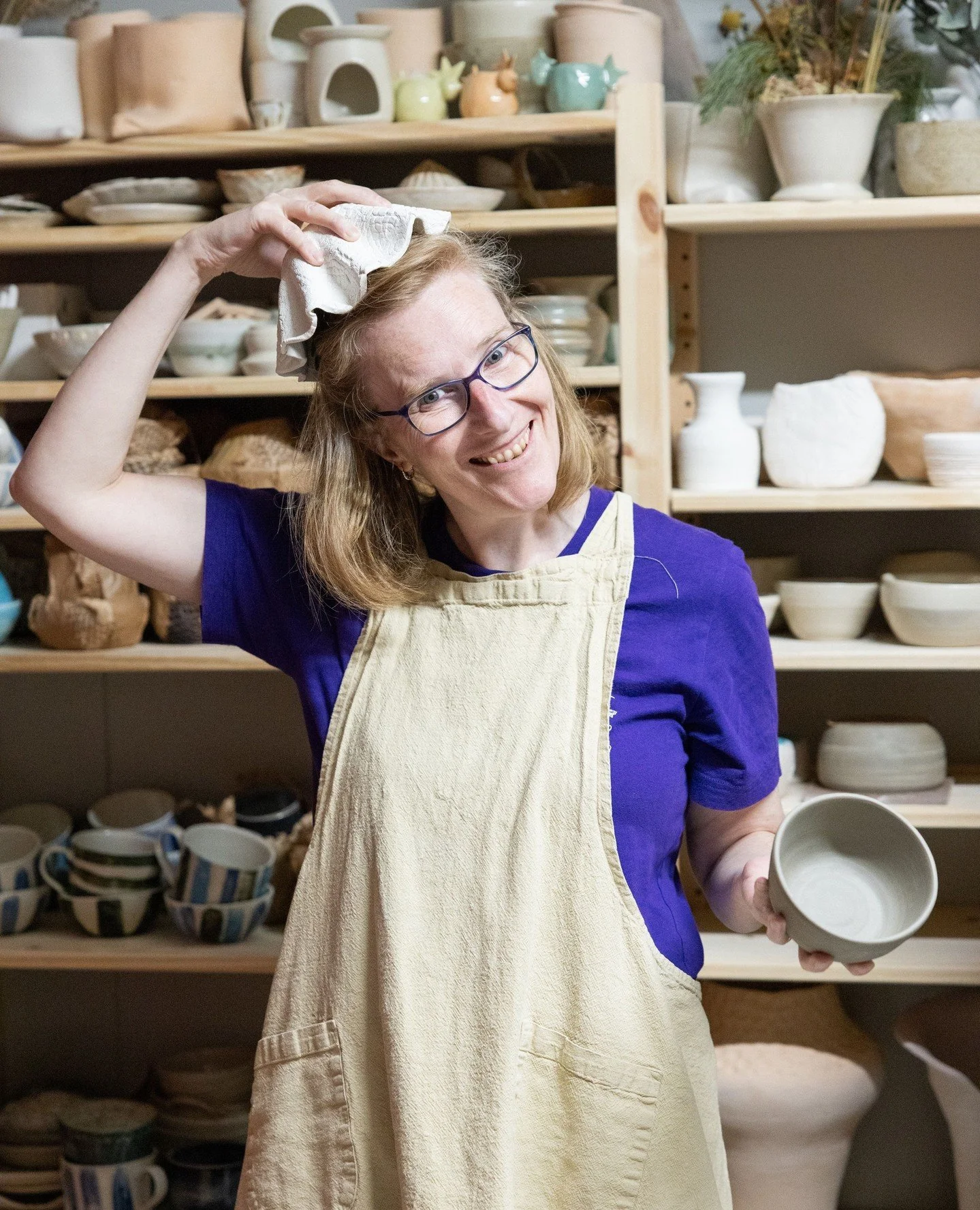 When the bowl fits&hellip; wear it!⁠
⁠
At Chisel, we&rsquo;re all about creating beautiful things and having a good laugh while we do it!⁠
⁠
Whether you&rsquo;re here for the clay, the company, or a little bit of both - there&rsquo;s always space for