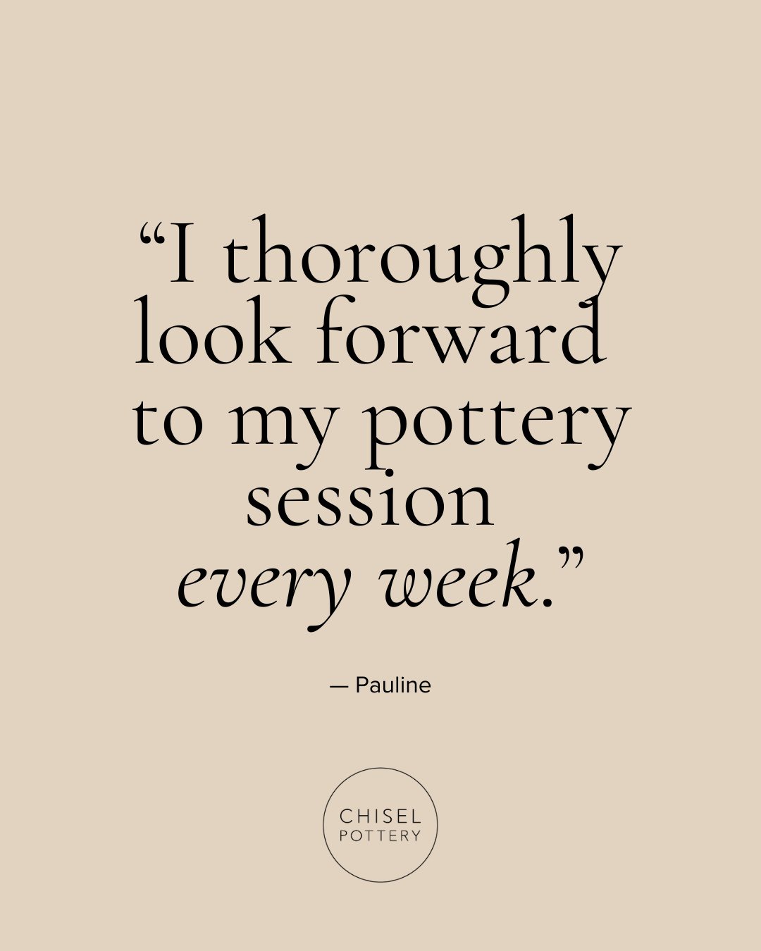 &ldquo;A very warm, welcoming atmosphere. Kinga is a great teacher. I have learnt so much since I started coming&hellip; I thoroughly look forward to it every week.&rdquo; 💛⁠
⁠
Swipe to see some of Pauline's incredible ceramics!⁠
⁠
We love hearing h